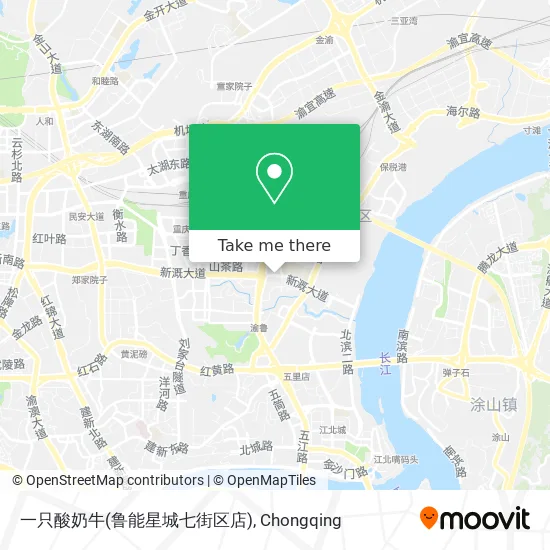 一只酸奶牛(鲁能星城七街区店) map