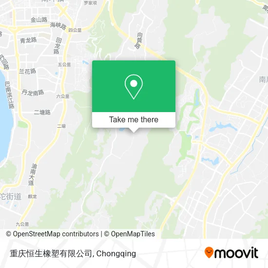 重庆恒生橡塑有限公司 map