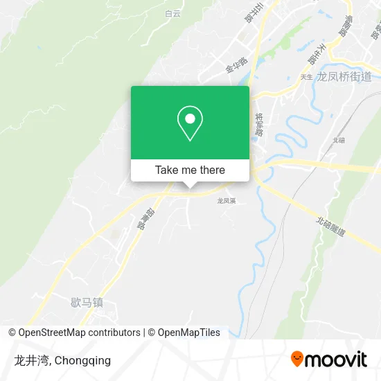 龙井湾 map
