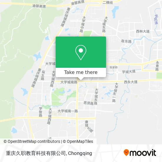 重庆久职教育科技有限公司 map