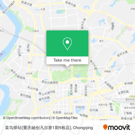 菜鸟驿站(重庆融创凡尔赛1期9栋店) map