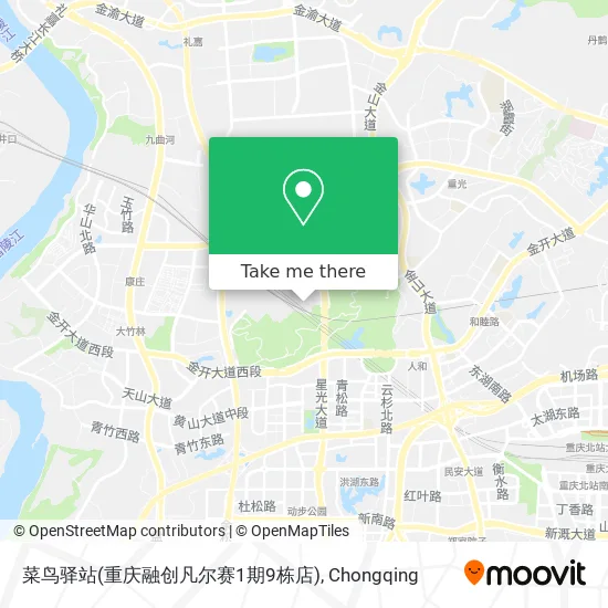 菜鸟驿站(重庆融创凡尔赛1期9栋店) map