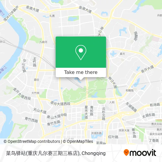 菜鸟驿站(重庆凡尔赛三期三栋店) map
