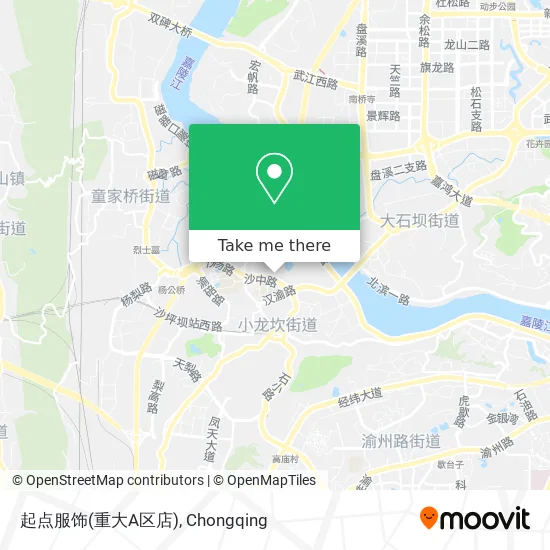 起点服饰(重大A区店) map