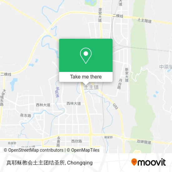 真耶稣教会土主团结圣所 map