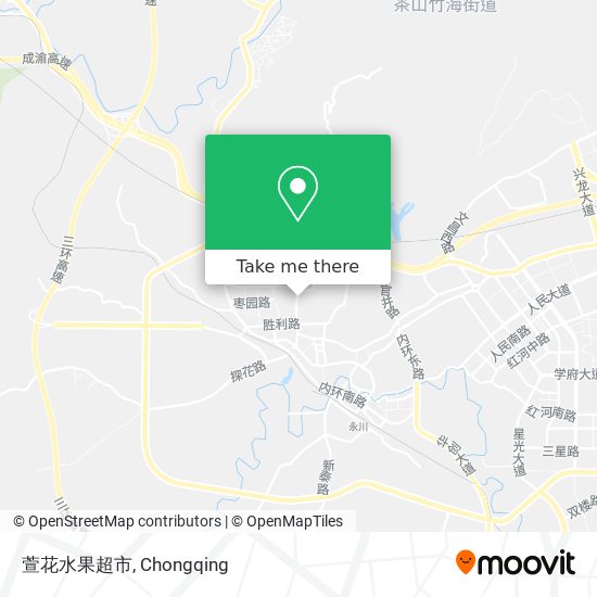 萱花水果超市 map