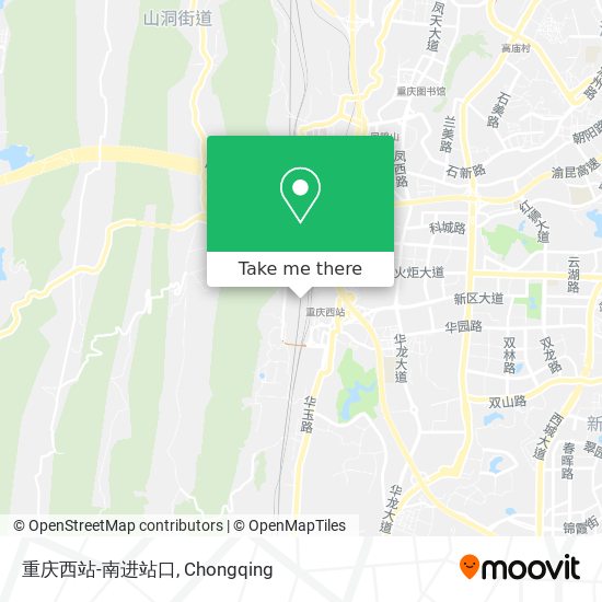 重庆西站-南进站口 map