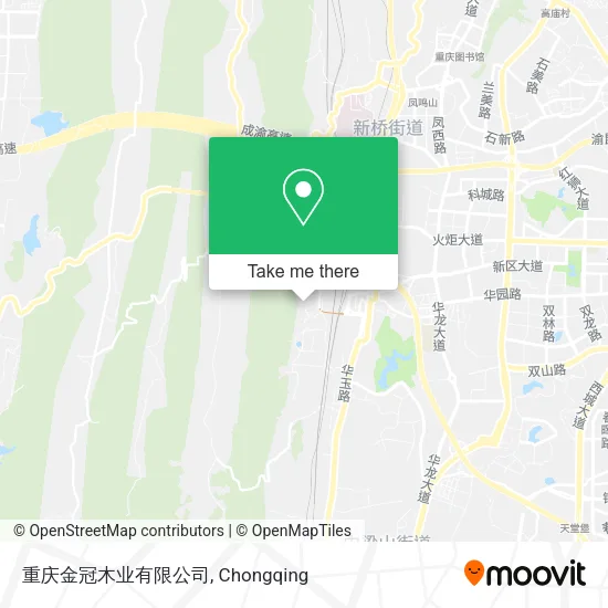 重庆金冠木业有限公司 map
