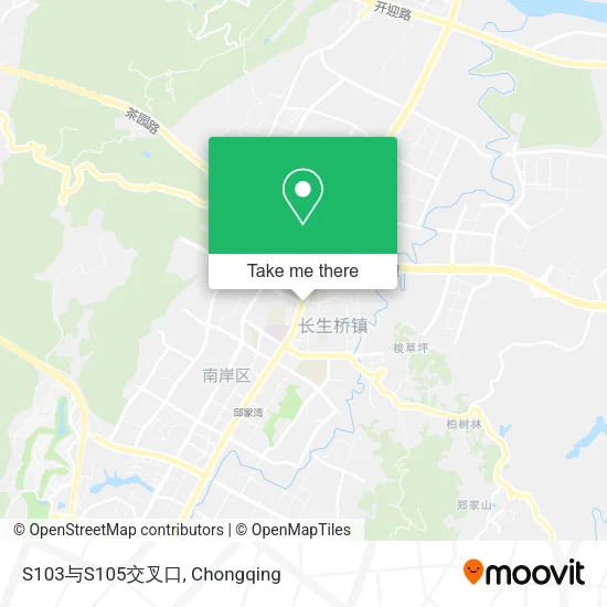 S103与S105交叉口 map