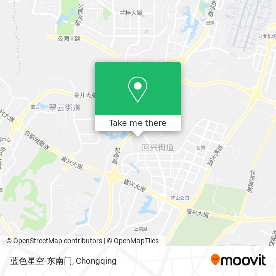蓝色星空-东南门 map