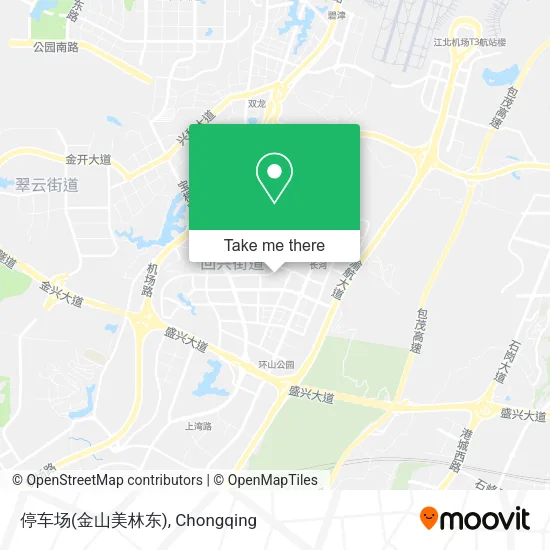 停车场(金山美林东) map