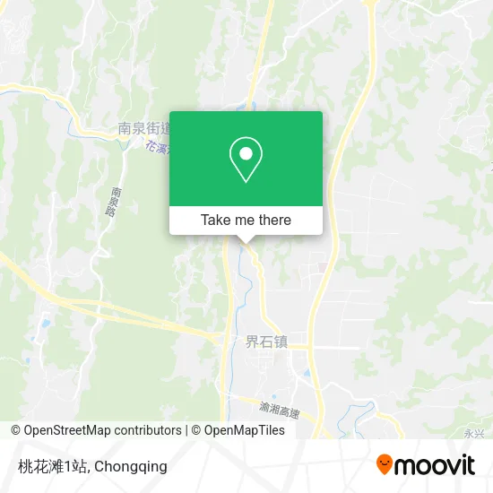 桃花滩1站 map
