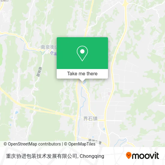 重庆协进包装技术发展有限公司 map