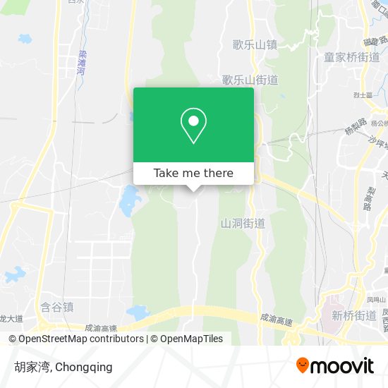 胡家湾 map