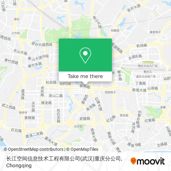 长江空间信息技术工程有限公司(武汉)重庆分公司 map