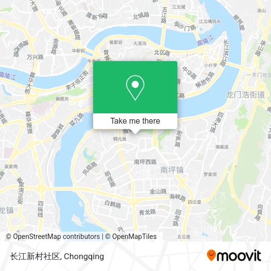 长江新村社区 map