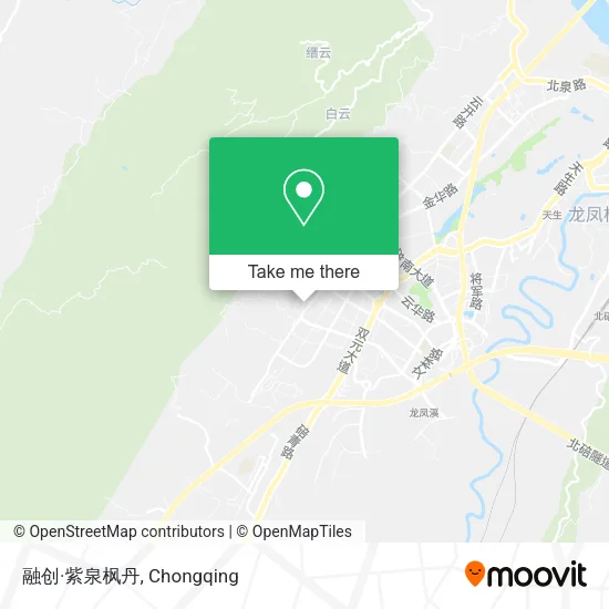 融创·紫泉枫丹 map