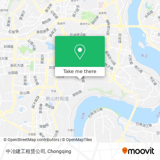 中冶建工租赁公司 map
