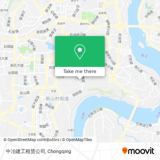 中冶建工租赁公司 map