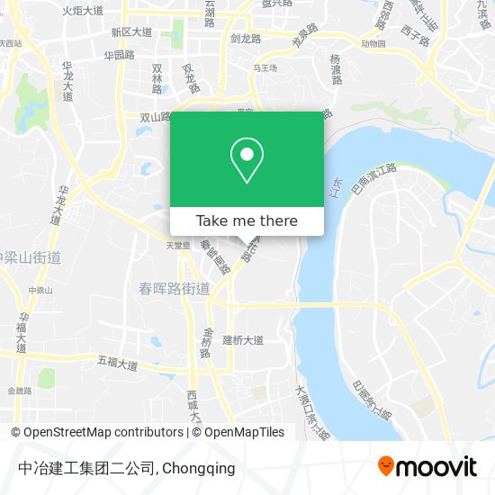 中冶建工集团二公司 map