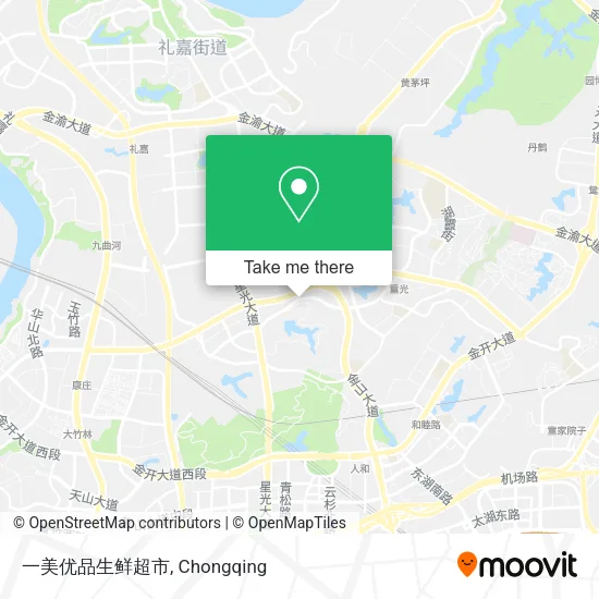 一美优品生鲜超市 map