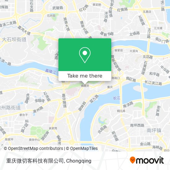 重庆微切客科技有限公司 map