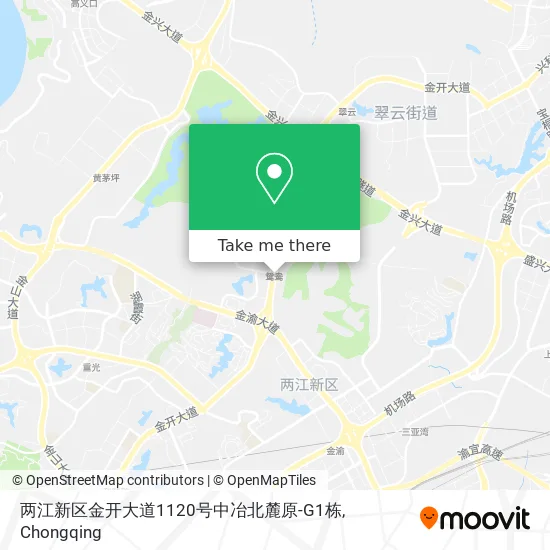 两江新区金开大道1120号中冶北麓原-G1栋 map