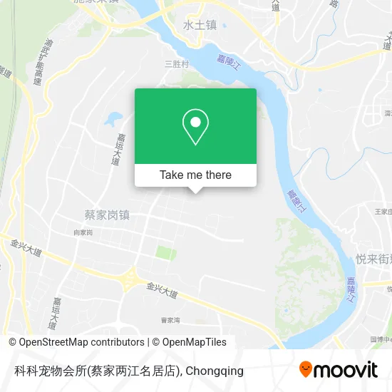 科科宠物会所(蔡家两江名居店) map