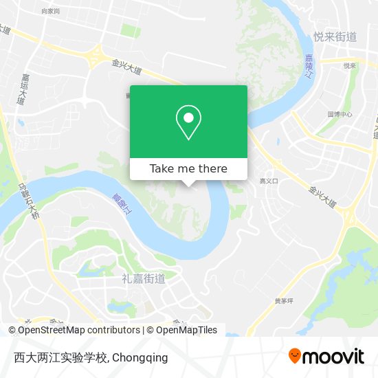 西大两江实验学校 map