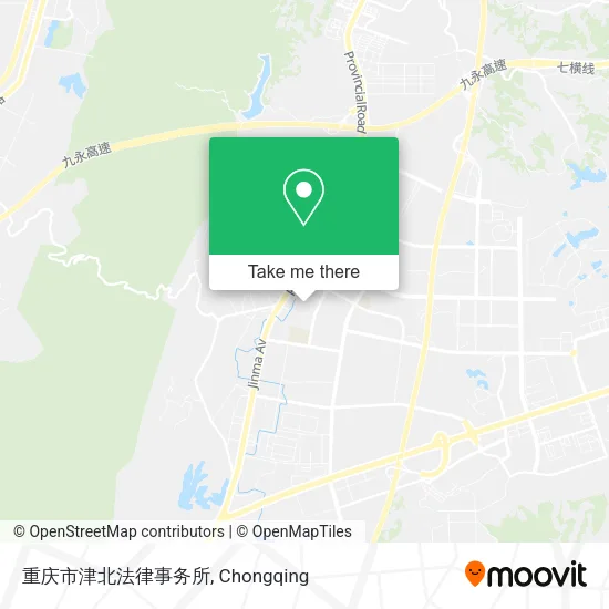 重庆市津北法律事务所 map