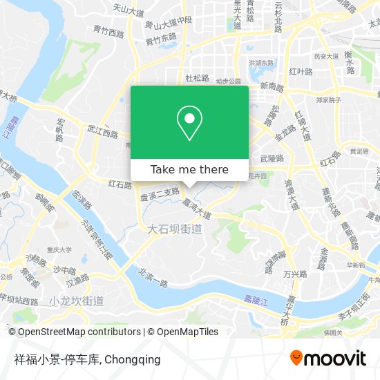 祥福小景-停车库 map