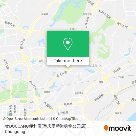 兜DOUCANG便利店(重庆爱琴海购物公园店) map
