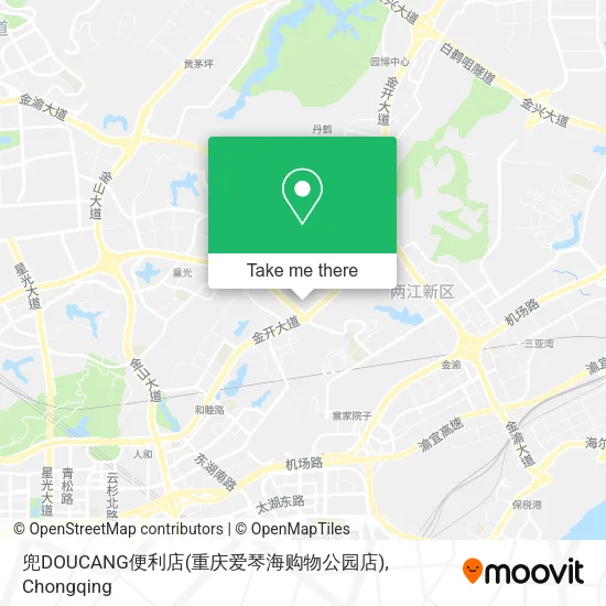 兜DOUCANG便利店(重庆爱琴海购物公园店) map