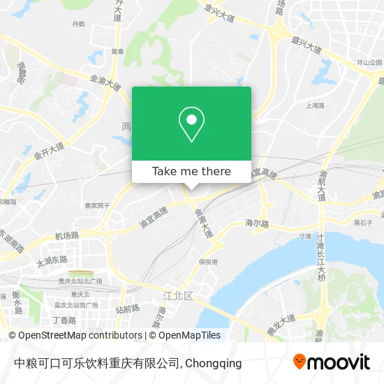 中粮可口可乐饮料重庆有限公司 map