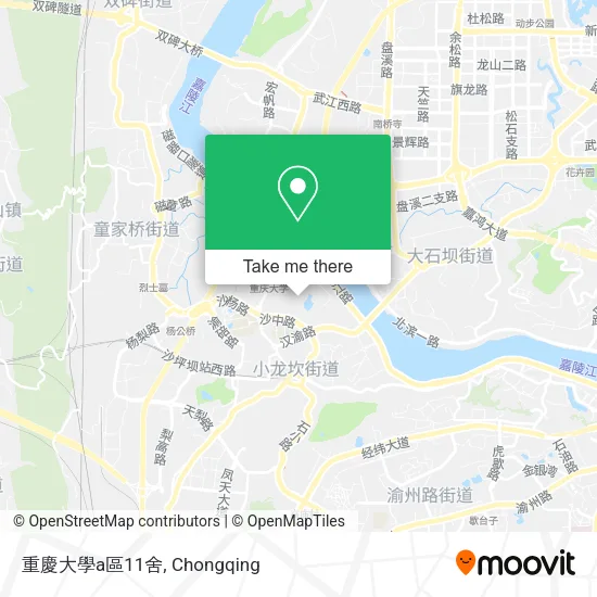 重慶大學a區11舍 map