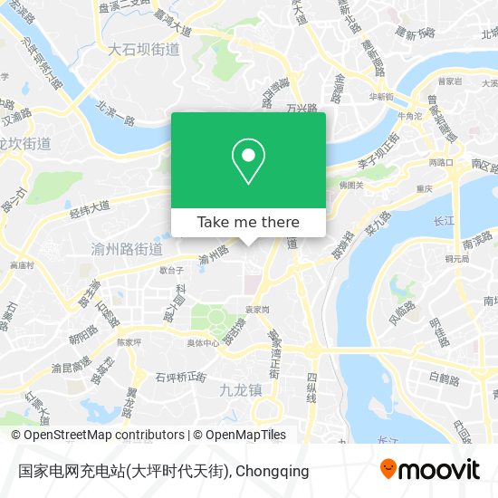 国家电网充电站(大坪时代天街) map