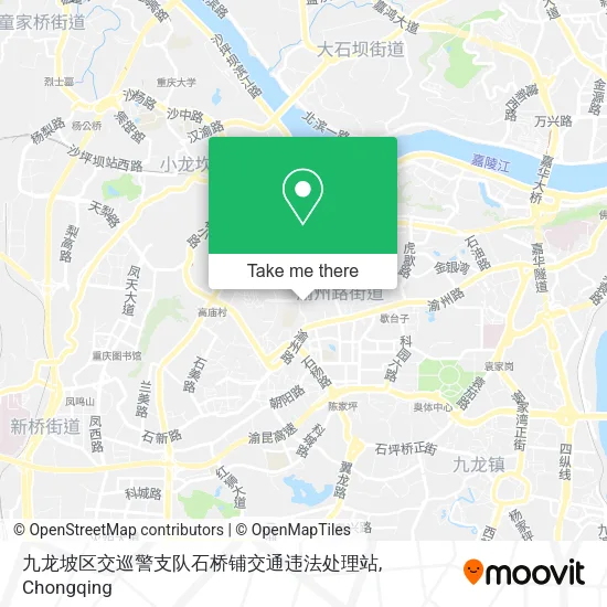 九龙坡区交巡警支队石桥铺交通违法处理站 map