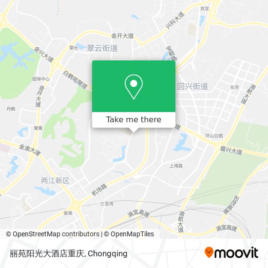 丽苑阳光大酒店重庆 map