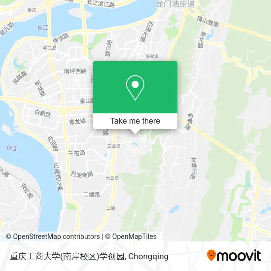 重庆工商大学(南岸校区)学创园 map