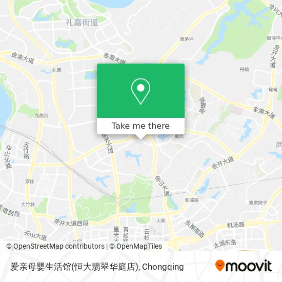 爱亲母婴生活馆(恒大翡翠华庭店) map