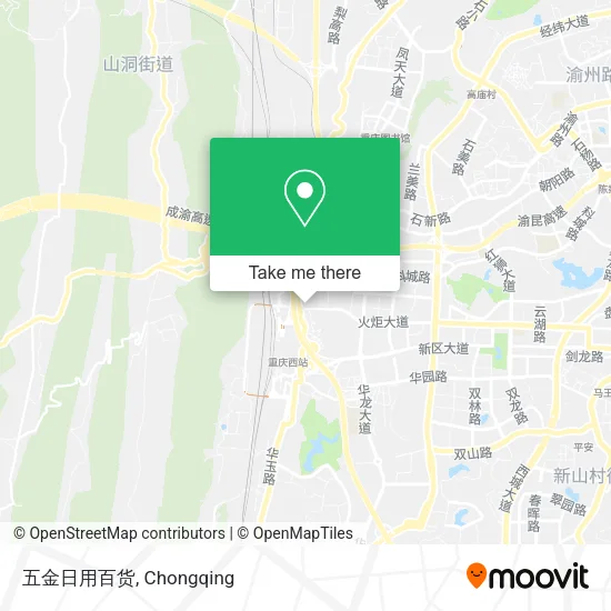 五金日用百货 map