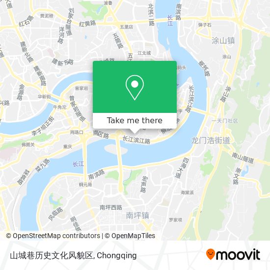 山城巷历史文化风貌区 map