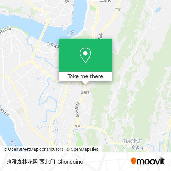 典雅森林花园-西北门 map