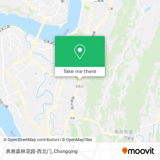 典雅森林花园-西北门 map