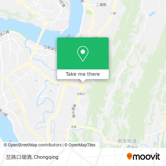 岔路口烟酒 map