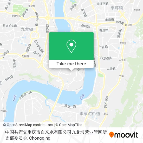 中国共产党重庆市自来水有限公司九龙坡营业管网所支部委员会 map