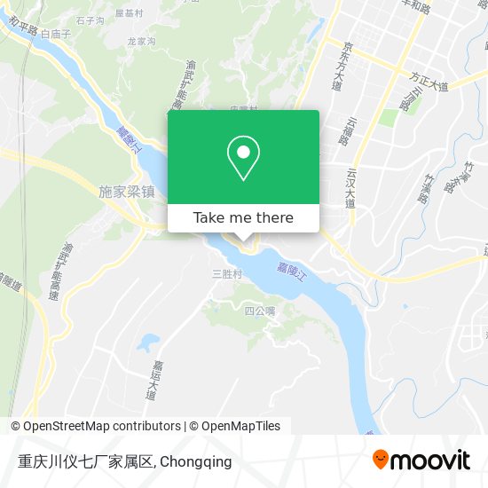 重庆川仪七厂家属区 map