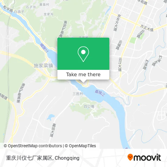 重庆川仪七厂家属区 map