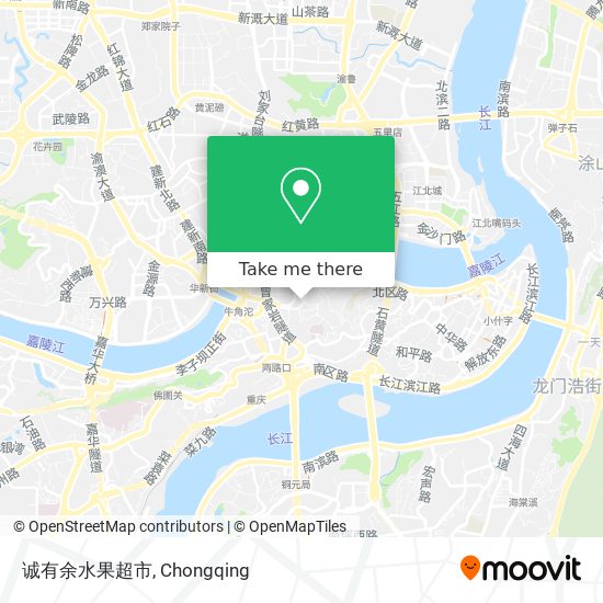 诚有余水果超市 map