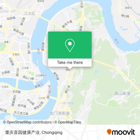 重庆喜园健康产业 map
